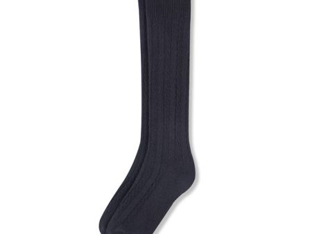 Cable Knee-High Socks Online Hot Sale