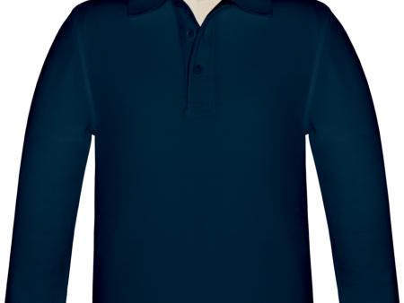 Long Sleeve Pique Polo Supply