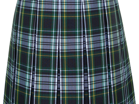 Extra Long Hipstitched Box Pleat Skirt on Sale