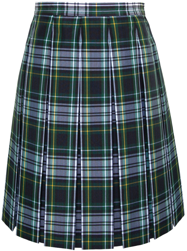 Extra Long Hipstitched Box Pleat Skirt on Sale