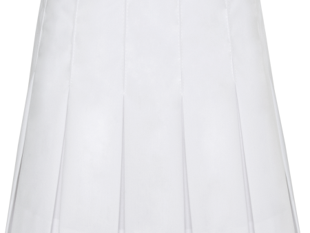 Long Stitched-Down Box Pleat Skirt Online Sale