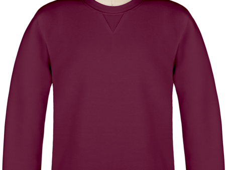 Crew Neck Fleece Sweatshirt Hot on Sale