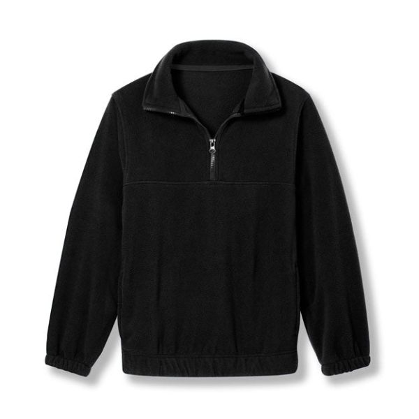 1 4 Zip Fleece Pullover Jacket Hot on Sale