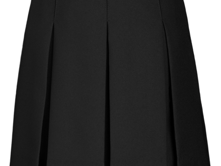 Extra Long Hipstitched Box Pleat Skirt Online Sale