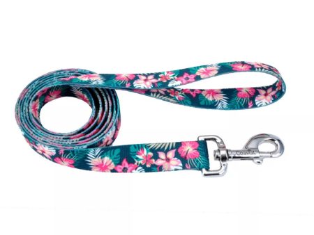 Styles Dog Leash Tropical Flower Large 1in. x 6 Ft For Sale