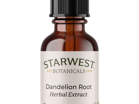 Starwest Botanicals, Dandelion Root Extract Organic, 1 fl oz Online Hot Sale