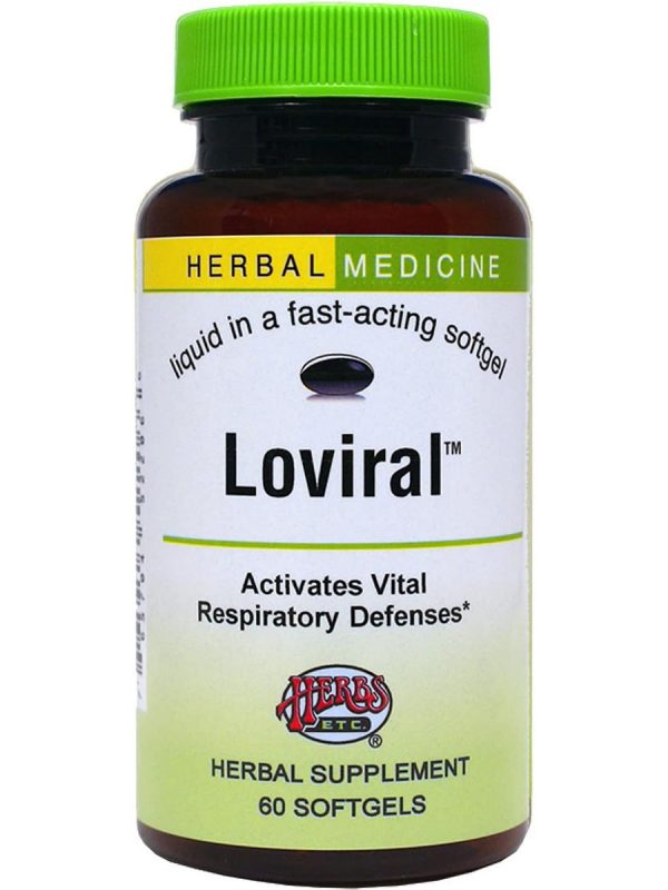 Herbs Etc., Loviral, 60 Softgels Discount