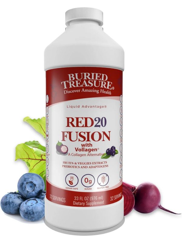 Buried Treasure, RED20 Fusion with Vollagen, 33 fl oz on Sale