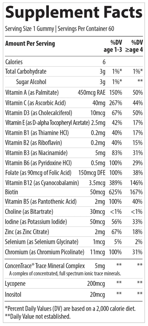 Trace Minerals, Children s Multivitamin Gummies, 60 Gummies Cheap