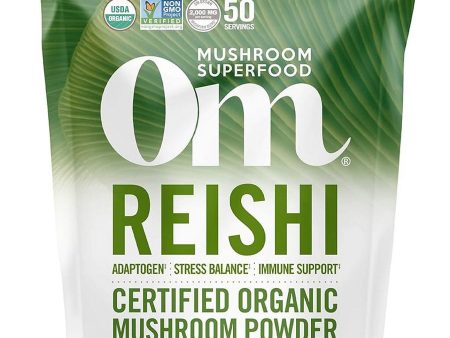 Om Mushroom Superfood, Reishi Certified Organic Mushroom Powder, 3.5 oz Online Hot Sale