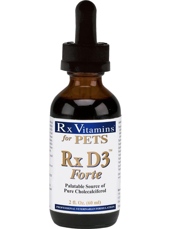 Rx Vitamins for Pets, Rx D3 Forte, 2 fl oz Supply