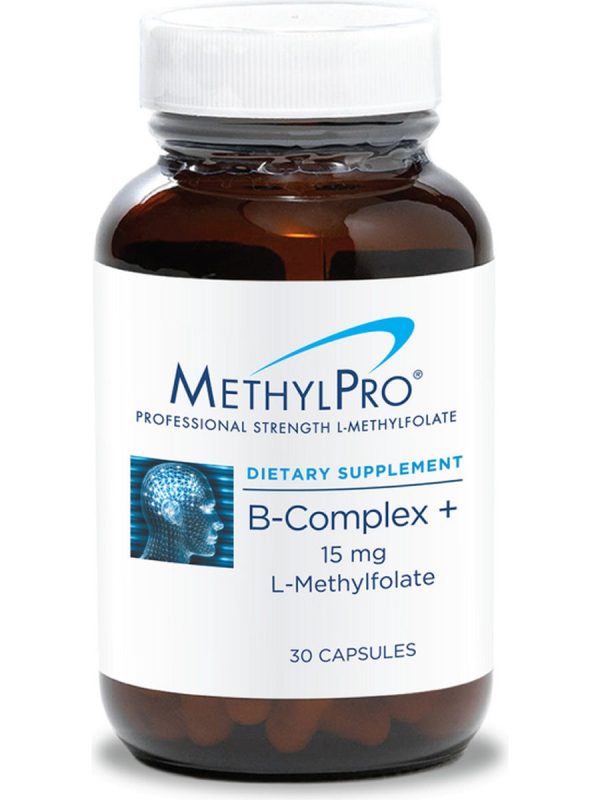 MethylPro, B-Complex +, 15 mg, L-Methylfolate, 30 Capsules Supply