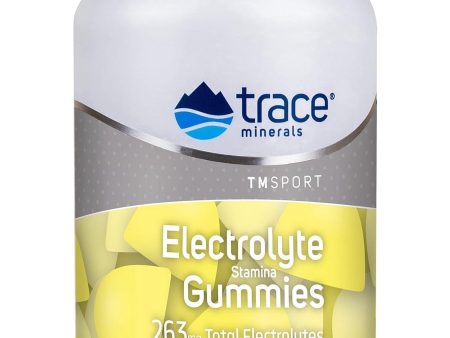 Trace Minerals, Electrolyte Stamina Gummies, 263 mg, Lemon Lime, 90 Gummies Fashion