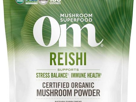 Om Mushroom Superfood, Reishi Certified Organic Mushroom Powder, 7.05 oz Hot on Sale