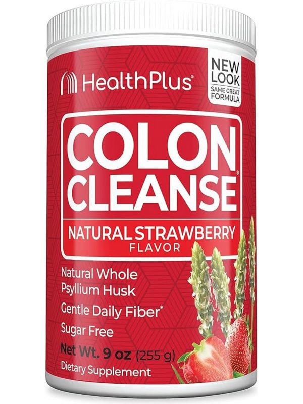 Health Plus, Colon Cleanse, Natural Strawberry, 9 oz Sale