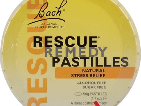 Bach Original Flower Essences, Rescue Remedy Pastilles, 50 gm on Sale