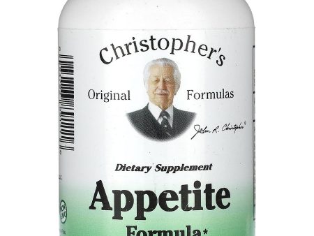 Christopher s Original Formulas, Appetite Formula, 100 Vegetarian Caps Supply