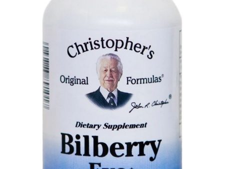 Christopher s Original Formulas, Bilberry Eye, 100 Vegetarian Caps For Discount