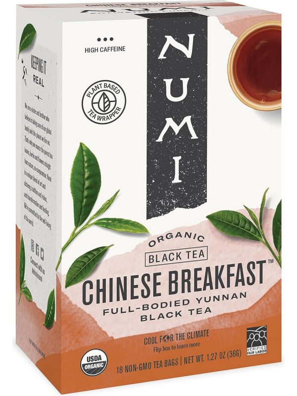 Numi, Chinese Breakfast, 18 Non-GMO Tea Bags Fashion