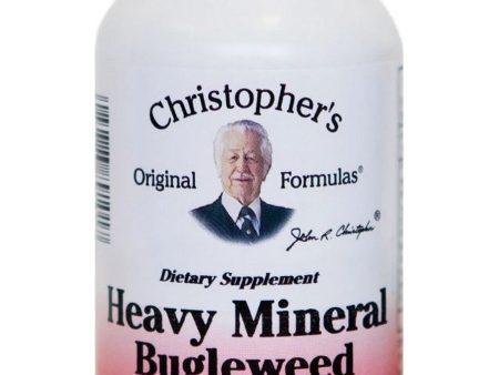 Christopher s Original Formulas, Heavy Mineral Bugleweed, 100 Vegetarian Caps Hot on Sale