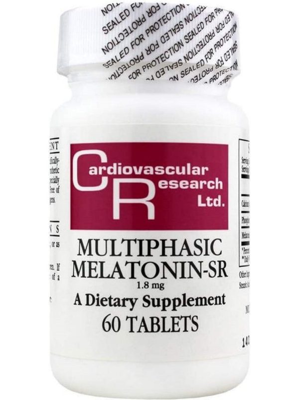 Cardiovascular Research Ltd., Multiphasic Melatonin-SR, 1.8 mg, 60 Tablets Online now