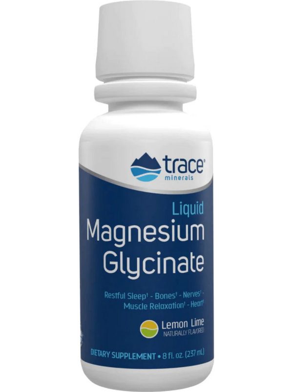 Trace Minerals, Liquid Magnesium Glycinate, Lemon Lime, 8 fl oz Online