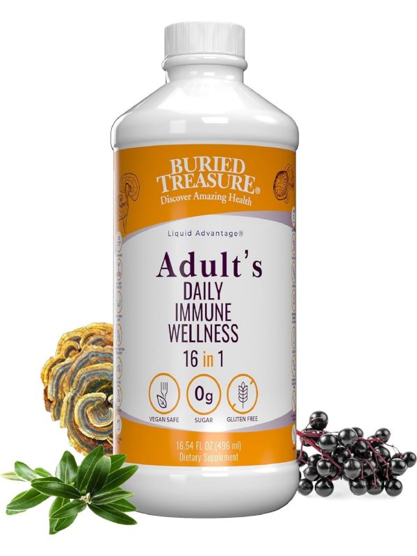 Buried Treasure, Adult s Daily Immune Wellness, 16.54 fl oz Fashion