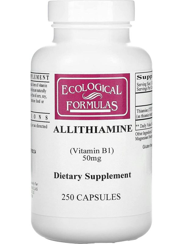 Ecological Formulas, Allithiamine, 50 mg, 250 Capsules Cheap