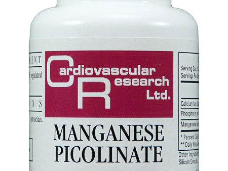 Cardiovascular Research Ltd., Manganese Picolinate, 60 Capsules For Cheap