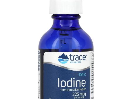 Trace Minerals, Ionic Iodine from Potassium Iodide, 225 mcg, 2 fl oz Discount