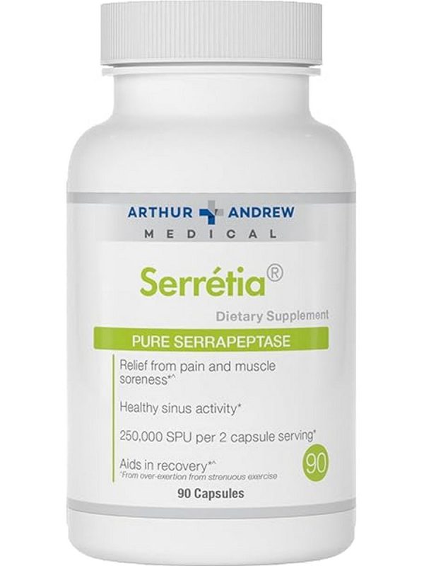 Arthur Andrew Medical, Serretia, 90 Capsules Online Sale