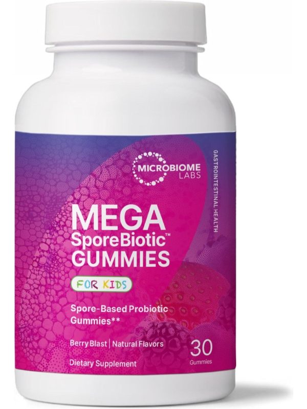 Microbiome Labs, MegaSporeBiotic for Kids Gummies, 30 Gummies Online Sale