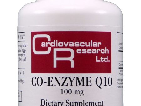 Cardiovascular Research Ltd., Co-Enzyme Q10, 100 mg, 120 Softgels Online Hot Sale