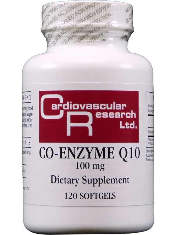 Cardiovascular Research Ltd., Co-Enzyme Q10, 100 mg, 120 Softgels Online Hot Sale