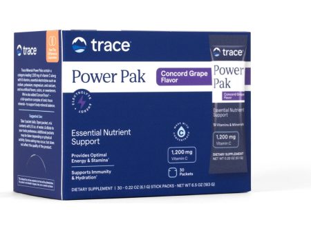 Trace Minerals, Electrolyte Stamina Power Pak, Concord Grape, 30 Packets Fashion