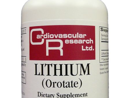 Cardiovascular Research Ltd., Lithium (Orotate), 90 Capsules Online