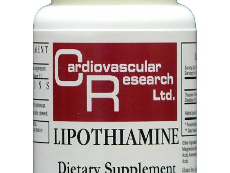 Cardiovascular Research Ltd., Lipothiamine, 120 Enteric Coated Tablets Cheap