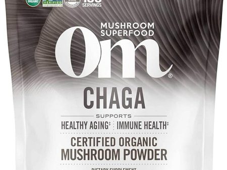 Om Mushroom Superfood, Chaga Certified Organic Mushroom Powder, 7.05 oz Online