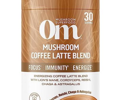 Om Mushroom Superfood, Mushroom Coffee Latte Blend, 8.47 oz For Cheap