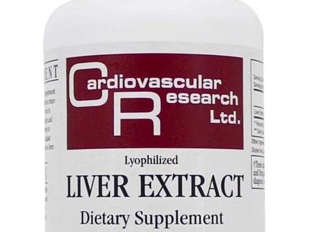 Cardiovascular Research Ltd., Liver Extract, 90 Capsules Supply