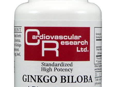 Cardiovascular Research Ltd., Ginkgo Biloba, 60 Capsules Online Hot Sale