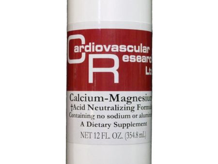 Cardiovascular Research Ltd., Calcium-Magnesium, 12 fl oz Online Sale