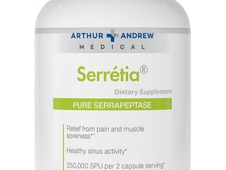 Arthur Andrew Medical, Serretia, 180 Capsules For Cheap