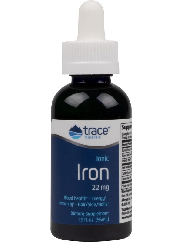 Trace Minerals, Ionic Iron, 22mg, 1.9 fl oz For Discount