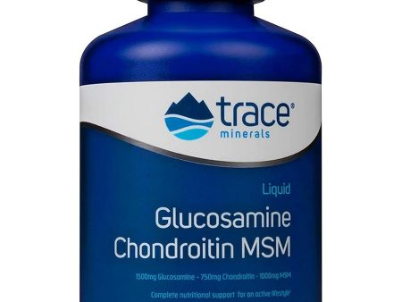 Trace Minerals, Glucosamine Chondroitin MSM, 16 fl oz Online now