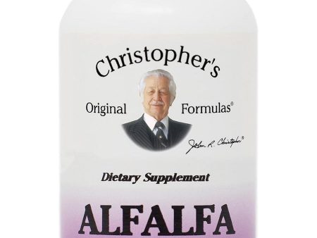 Christopher s Original Formulas, Alfalfa, 100 Vegetarian Caps Discount