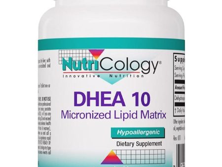 NutriCology, DHEA 10 Micronized Lipid Matrix, 60 Scored Tablets Hot on Sale