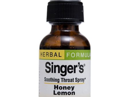 Herbs Etc., Singer s Soothing Throat Spray, Honey Lemon, 1 Fluid Ounce For Cheap