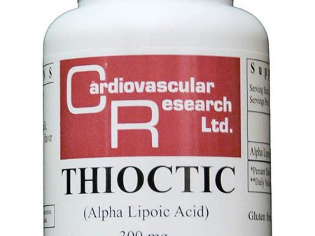 Cardiovascular Research Ltd., Thioctic, 300 mg, 60 Capsules Online Hot Sale