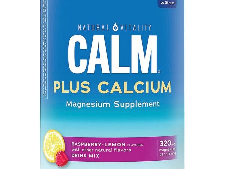 Natural Vitality, Calm Plus Calcium, Raspberry-Lemon, 16 oz Online now